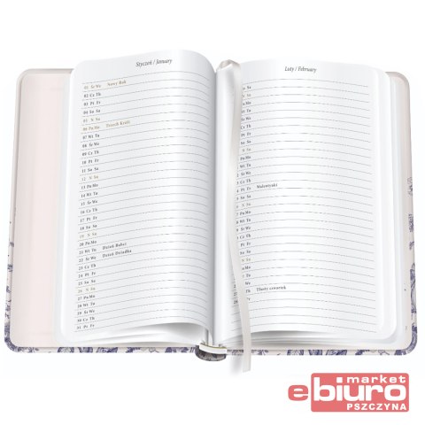 KALENDARZ KSIĄŻKOWY B6 192 MET ELEGANT INTERDRUK