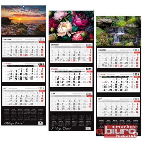 KALENDARZ TRÓJDZIELNY KT-2 PREMIUM PAN KALENDARZYK