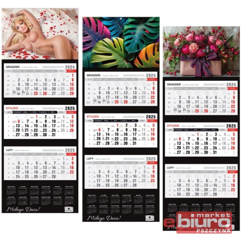 KALENDARZ TRÓJDZIELNY KT-2 PREMIUM PAN KALENDARZYK