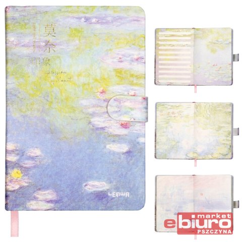 NOTES Z ZAPIĘCIEM B6 128K MONET LILIE WODNE 2 INC