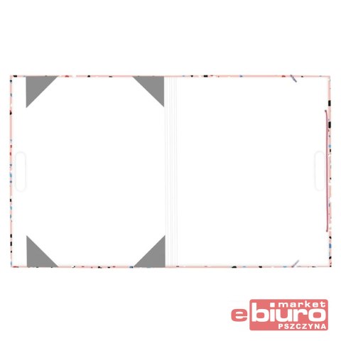 TECZKA NA RYSUNKI A4 TERRAZZO RÓŻOWA MFP