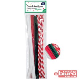 DRUCIKI KREATYWNE 30CM 32SZT CHRISTMAS INTERDRUK