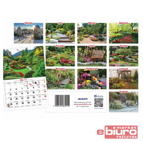 KALENDARZ ALBUMOWY KA11 OGRODY AVANTI