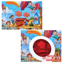 PUZZLE OBSERWACYJNE Z LUPĄ 90ELEM. PLAŻA ALEXANDER