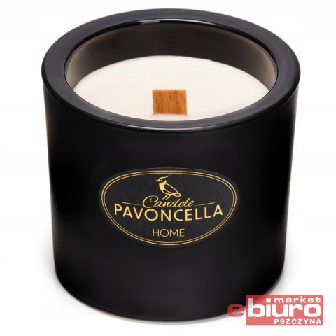 ŚWIECZKA ORANGE WITH SPICES CZARNA 170G PAVONCELLA