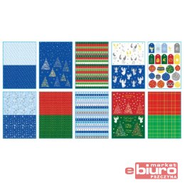 BLOK CHRISTMAS Z EFEKTAMI 150G A4 10 ARKUSZY