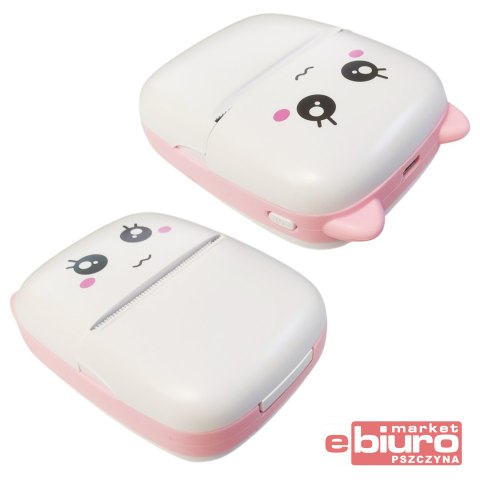 DRUKARKA TERMICZNA ANIMALS+10 ROLEK PAPIERU