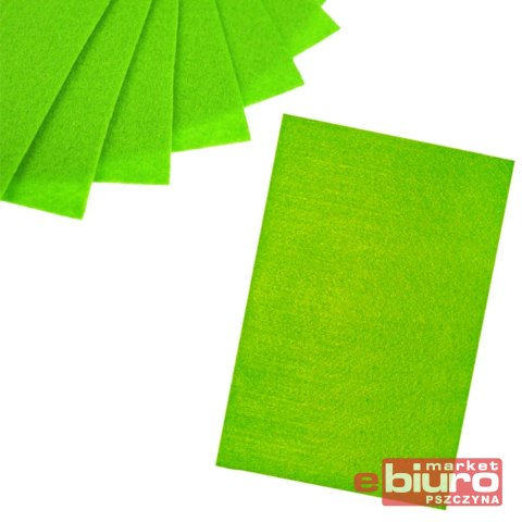 FILC DEKORACYJNY 20X30CM 1,5MM JASNOZIELONY A'10