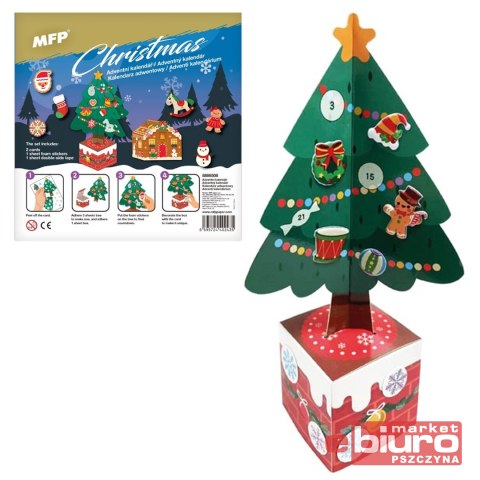 KALENDARZ ADWENTOWY PAPIEROWY CHIONKA 1001T MFP