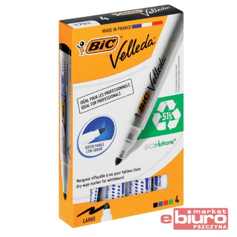 MARKER VELLEDA 1701ECO OKR MIX A'4 BIC