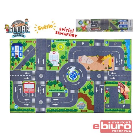 MATA ULICA Z SYGNALIZACJĄ ŚWIETLNĄ LED 72X120CM