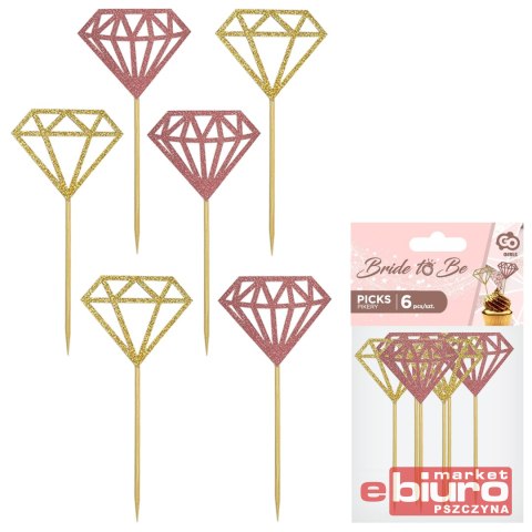 PIKERY DIAMENT MIX 6SZT GODAN