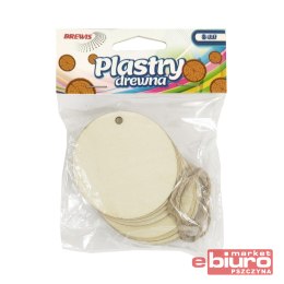 PLASTRY DREWNA Z OTWOREM 6CM PD3 BREWIS