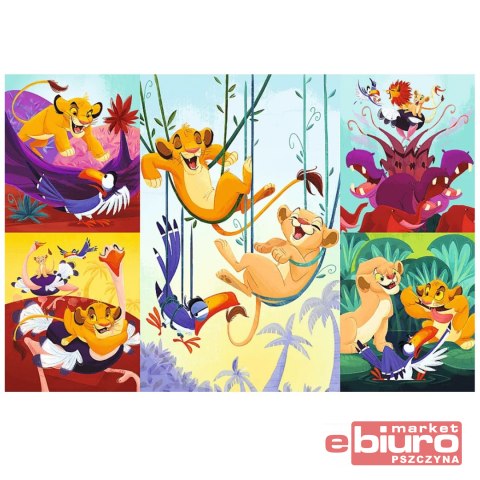 PUZZLE 100 DZIELNY KRÓL LEW 16478 TREFL