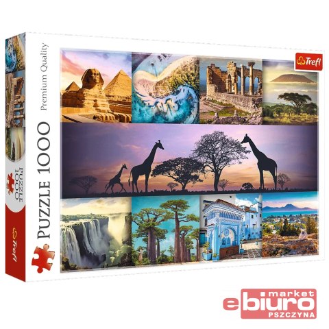 PUZZLE 1000 KOLAŻ - AFRYKA TREFL