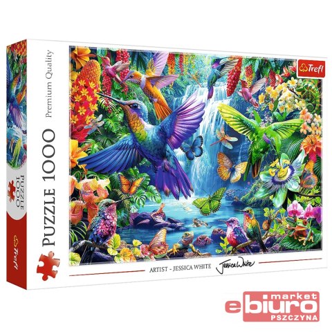 PUZZLE 1000 KOLIBRY W TROPIKACH TREFL