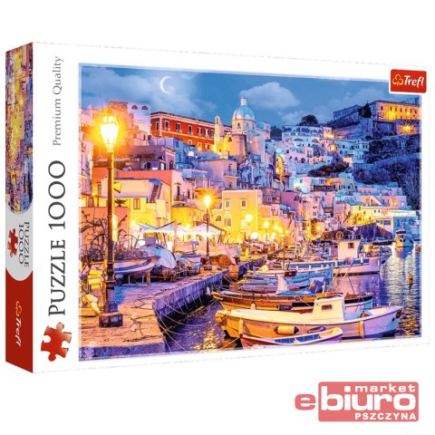 PUZZLE 1000 WYSPA PROCIDA NOCĄ WŁOCHY TREFL