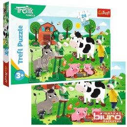 PUZZLE 24 MAXI TREFLIKI NA WSI 14361 TREFL