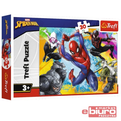PUZZLE 30 KOLORY SPIDER MAN TREFL