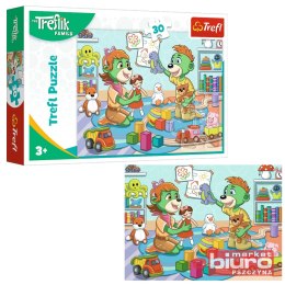 PUZZLE 30 RADOSNA RODZINA TREFLIKÓW TREFL