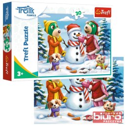 PUZZLE 30 ZIMOWE ZABAWY TREFLIKÓW 18300 TREFL