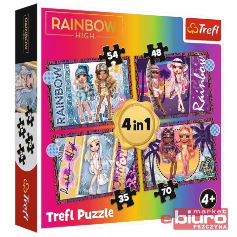 PUZZLE 4W1 MODNE LALECZKI TREFL