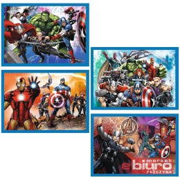 PUZZLE 4W1 ODWAŻNI AVENGERSI 34386 TREFL