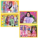 PUZZLE 4W1 WESOŁY ŚWIAT BARBIE 34626 TREFL