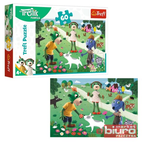 PUZZLE 60 RADOSNY DZIEŃ TREFLIKÓW TREFL