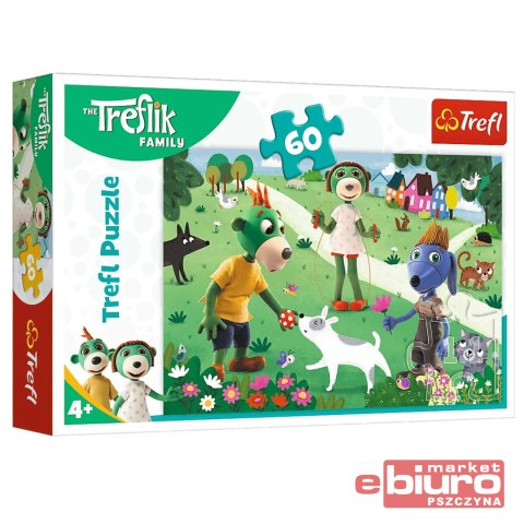 PUZZLE 60 RADOSNY DZIEŃ TREFLIKÓW TREFL