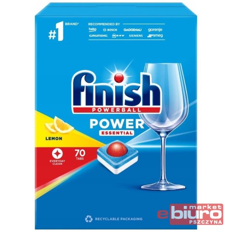 TABLETKI DO ZMYWARKI FINISH POWER ESSENTIAL 70 LEMON