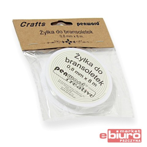 ŻYŁKA DO BRANSOLETEK 0,8MM X 8M PSH