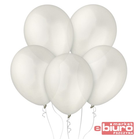 BALONY DECOMEX 11" METALLIC PEARL WHITE 100SZT GOD