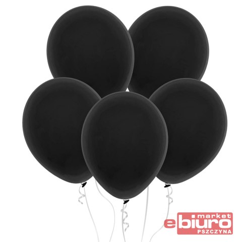 BALONY DECOMEX 11" PASTEL BLACK 100SZT GODAN