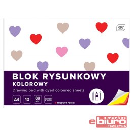 BLOK RYSUNKOWY A4 10 KOLOR BARWIONY W MASIE