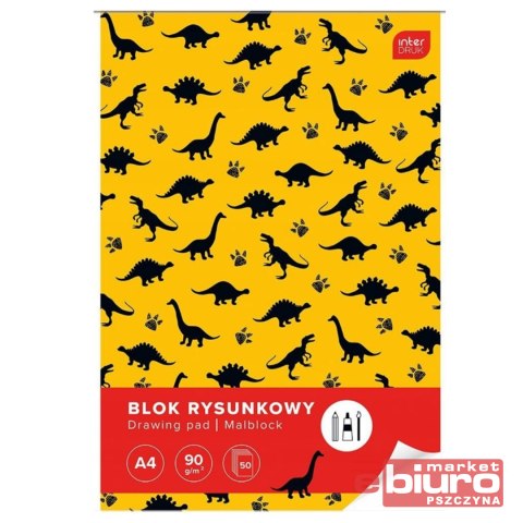 BLOK RYSUNKOWY A4 50 90G UV GAME OVER INTERDRUK