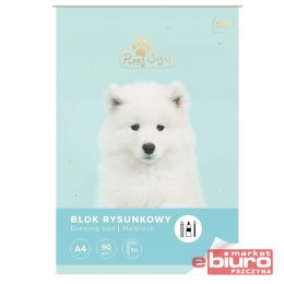 BLOK RYSUNKOWY A4 50 90G UV PUPPY SING INTERDRUK