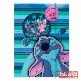 DISNEY CORE TECZKA TEKTUROW A4 Z GUM WZÓR 1 STITCH