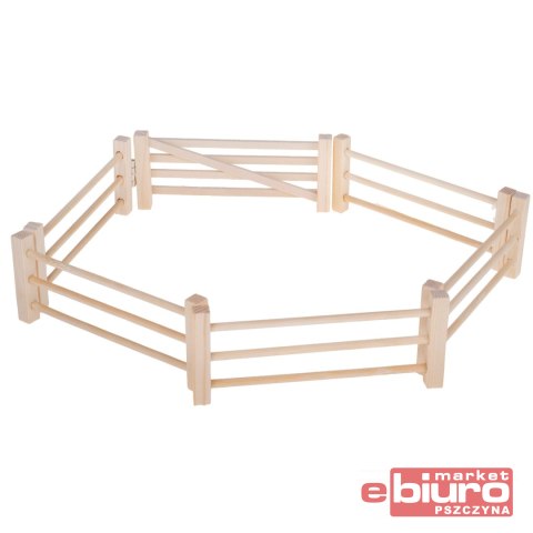 DREWNIANE OGRODZENIE 6 SZTUK 1:32 9053 HIPO