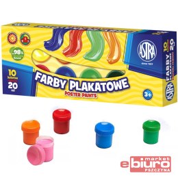 FARBY PLAKATOWE 10 KOLORÓW 20ML ASTRA