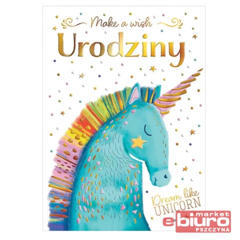 KARNET B6 JEDNOROŻEC Z GWIAZDĄ HENRY