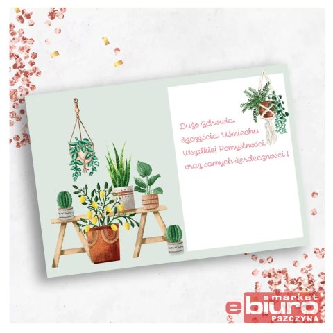 KARNET B6 KWIATY DONICZKOWE HENRY