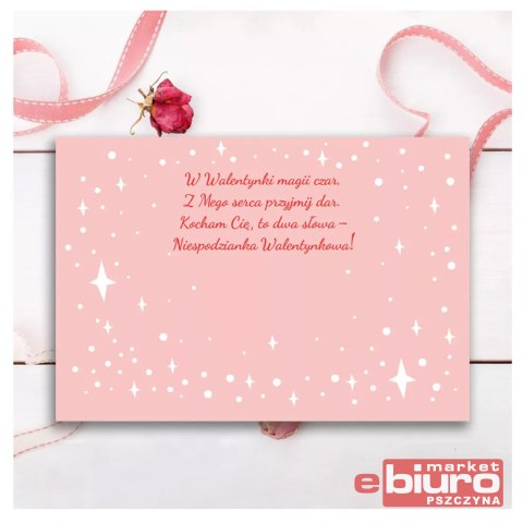 KARNET B6 WALENTYNKI KŁÓDKI HENRY