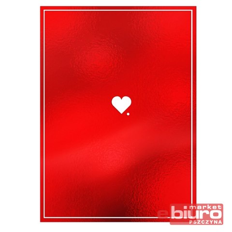 KARNET B6 WALENTYNKI SERCE I KROPKA HENRY