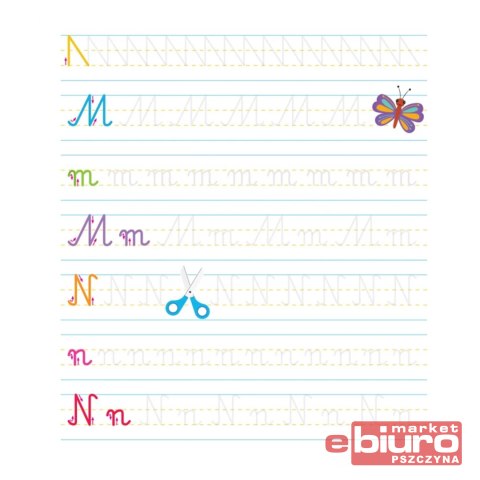 ŁADNIE PISZĘ. KALIGRAFIA.KSIĄŻKA Z ROWKAMI AKSJOMA