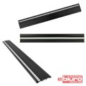 LINIJKA ALUMINIOWA D.RECT 30CM CZARNA 110261