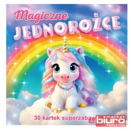 MAGICZNE JEDNOROŻCE 30 KARTEK SUPERZABAWY MD