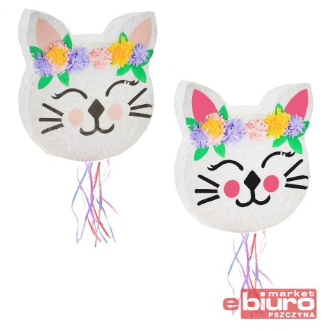 PINIATA KOTEK ROZM 33X35X7,5CM GODAN