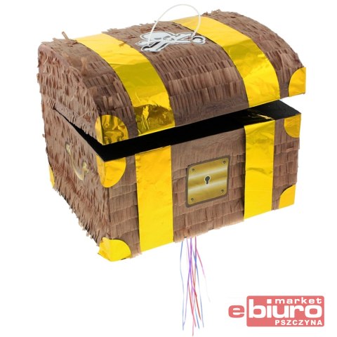 PINIATA SKRZYNIA SKARBÓW ROZM 30X25X34CM GODAN