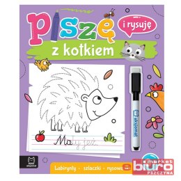 PISZĘ I RYSUJĘ Z KOTKIEM LABIRYNTY SZLACZKI RYSOWA